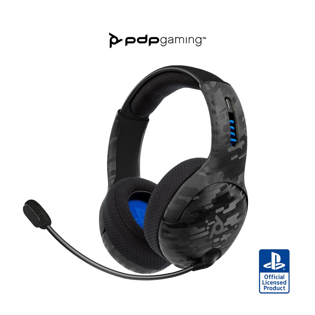 Casque sans fil PDP LVL50 PS4 camouflage noir Casque sans fil PDP LVL50 PS4 camouflage noir
